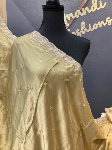 Gold Silk Duppatta