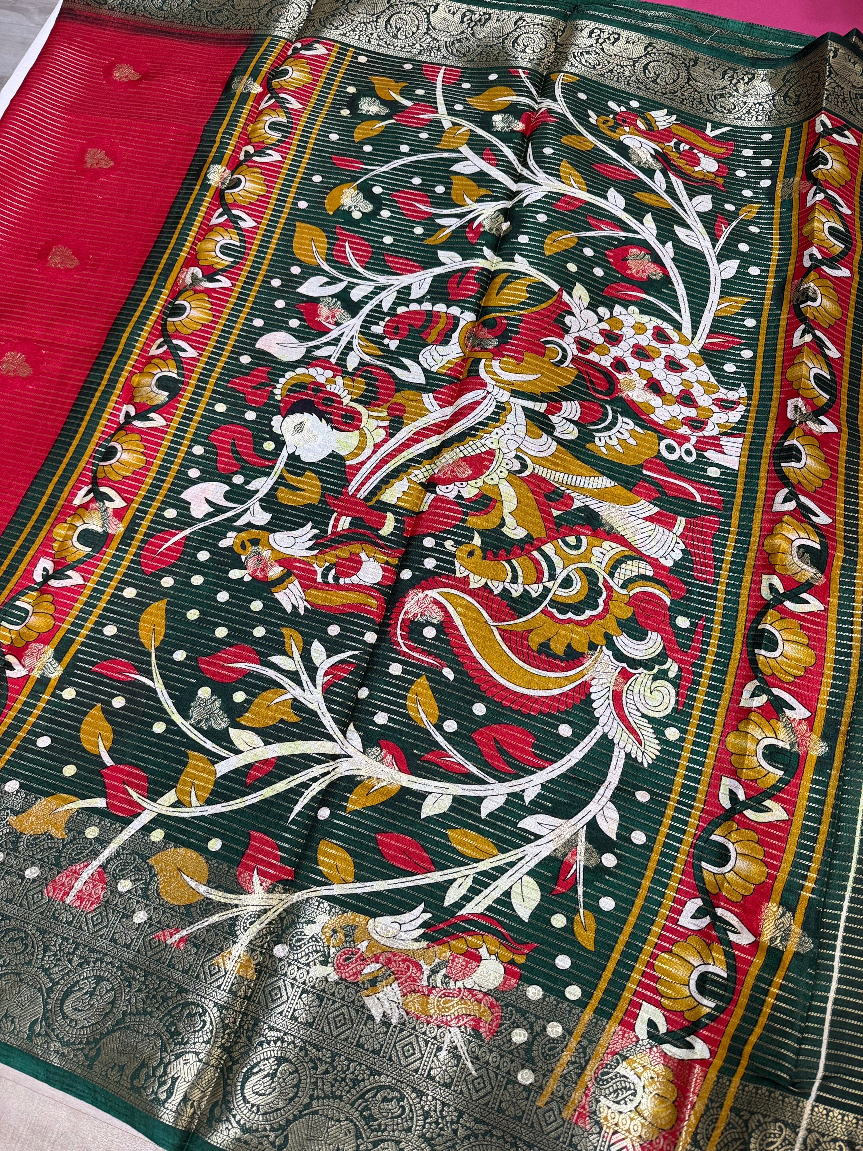 Traditional Semi Silk Saree