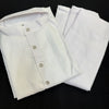 Kurta for Men - Classic White Pure Cotton Kurta Pajama Set for Men