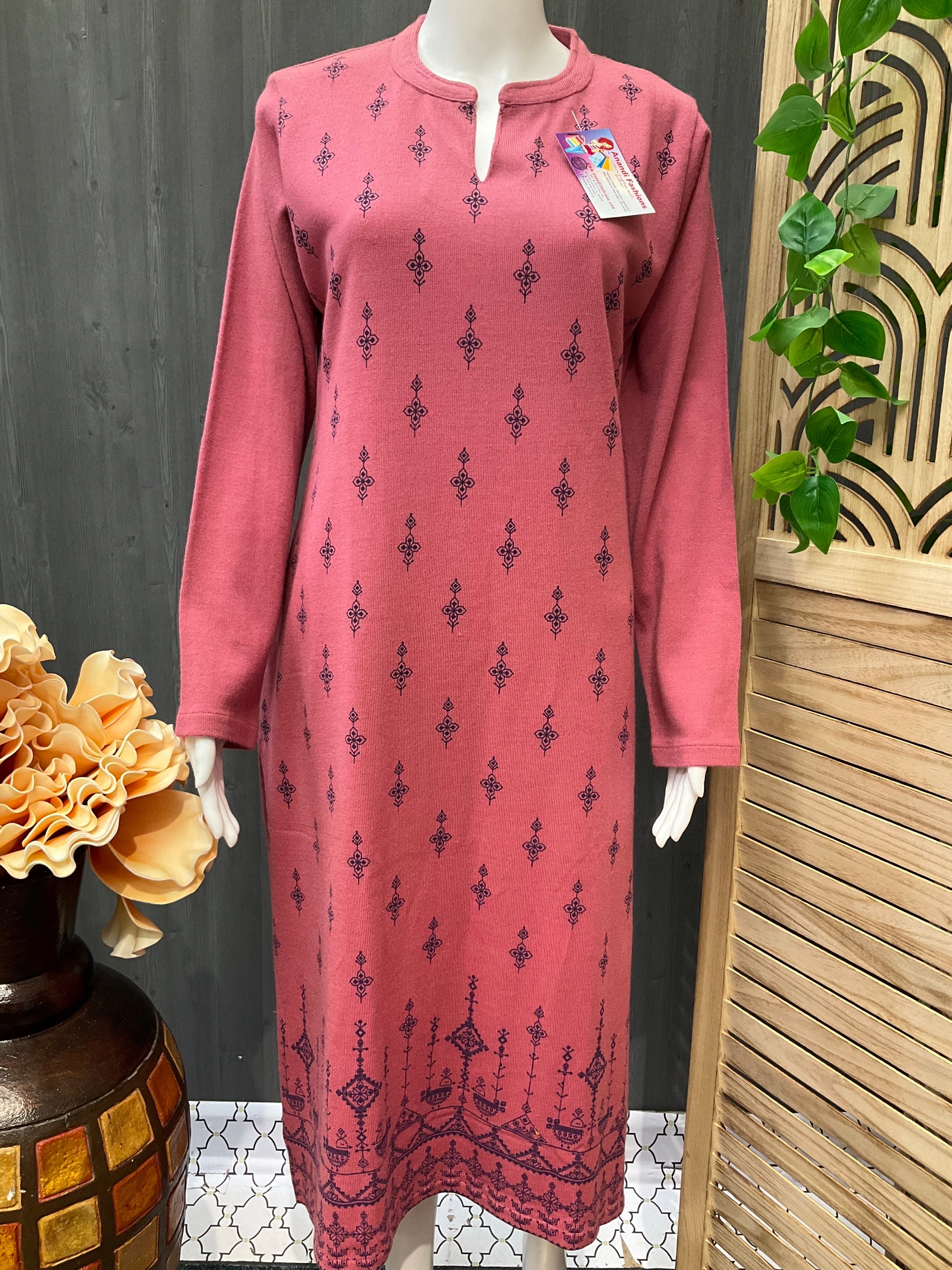 Woolen/Sweater kurti with side pockets image 3