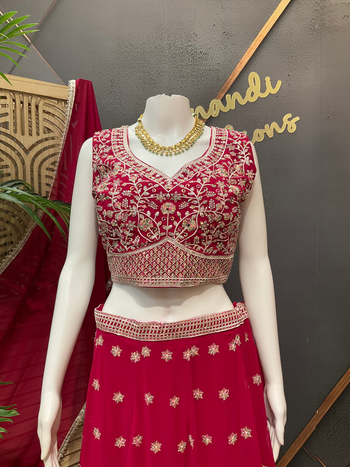 Georgette Lehenga sets - Size 40
