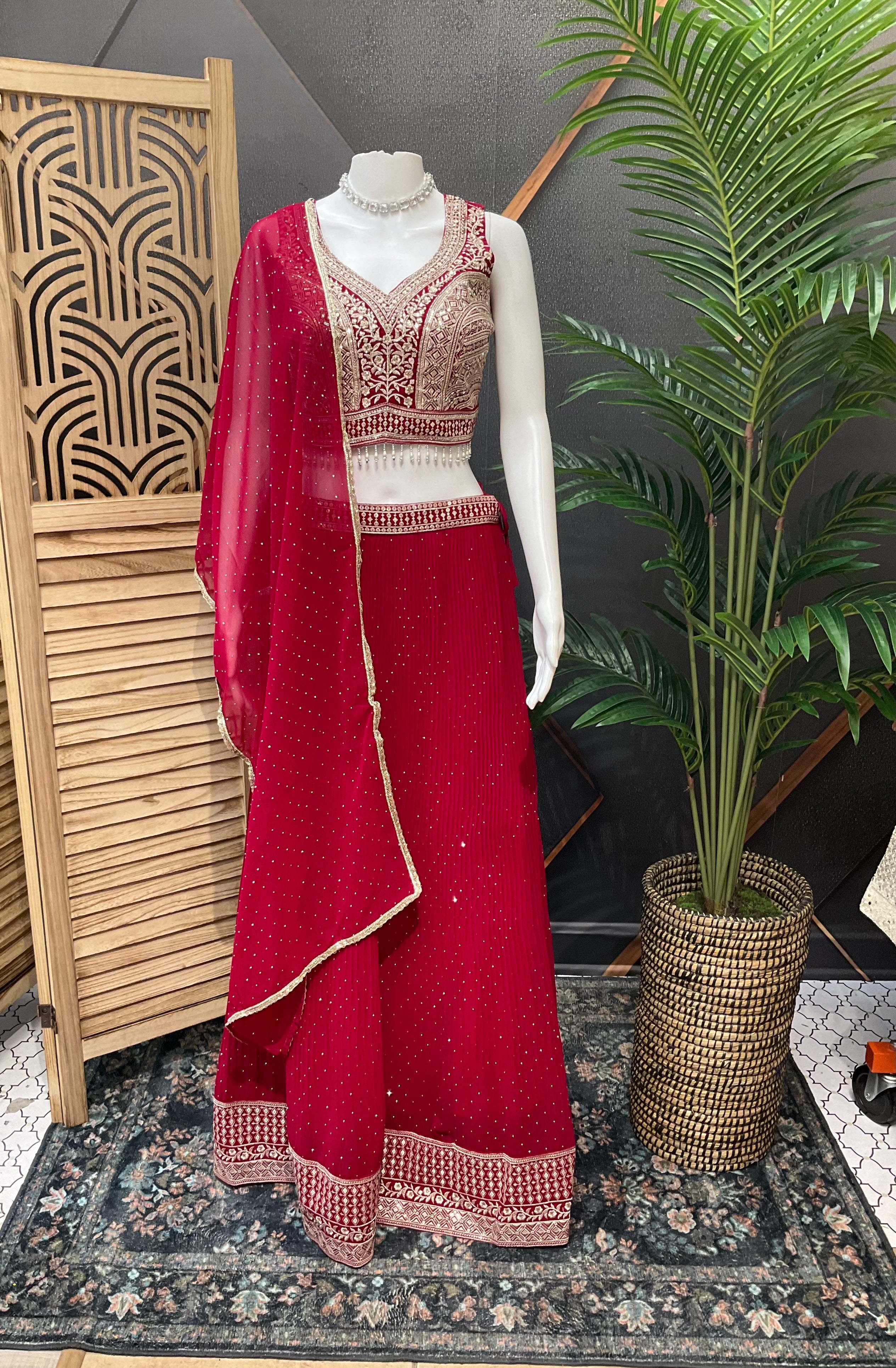 Party Wear Georgette Lehenga set