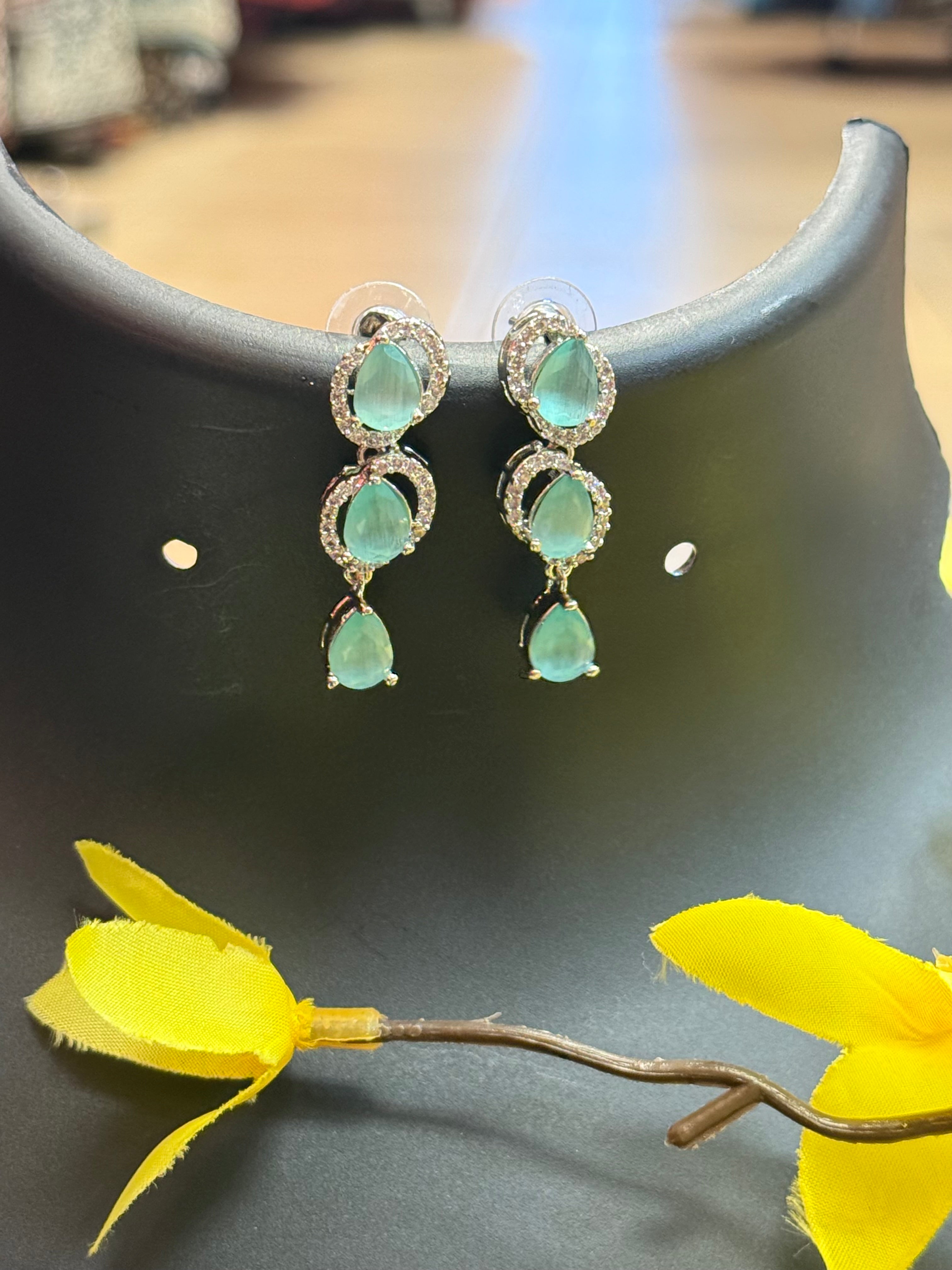 Silver Finish Party Wear Necklace sets