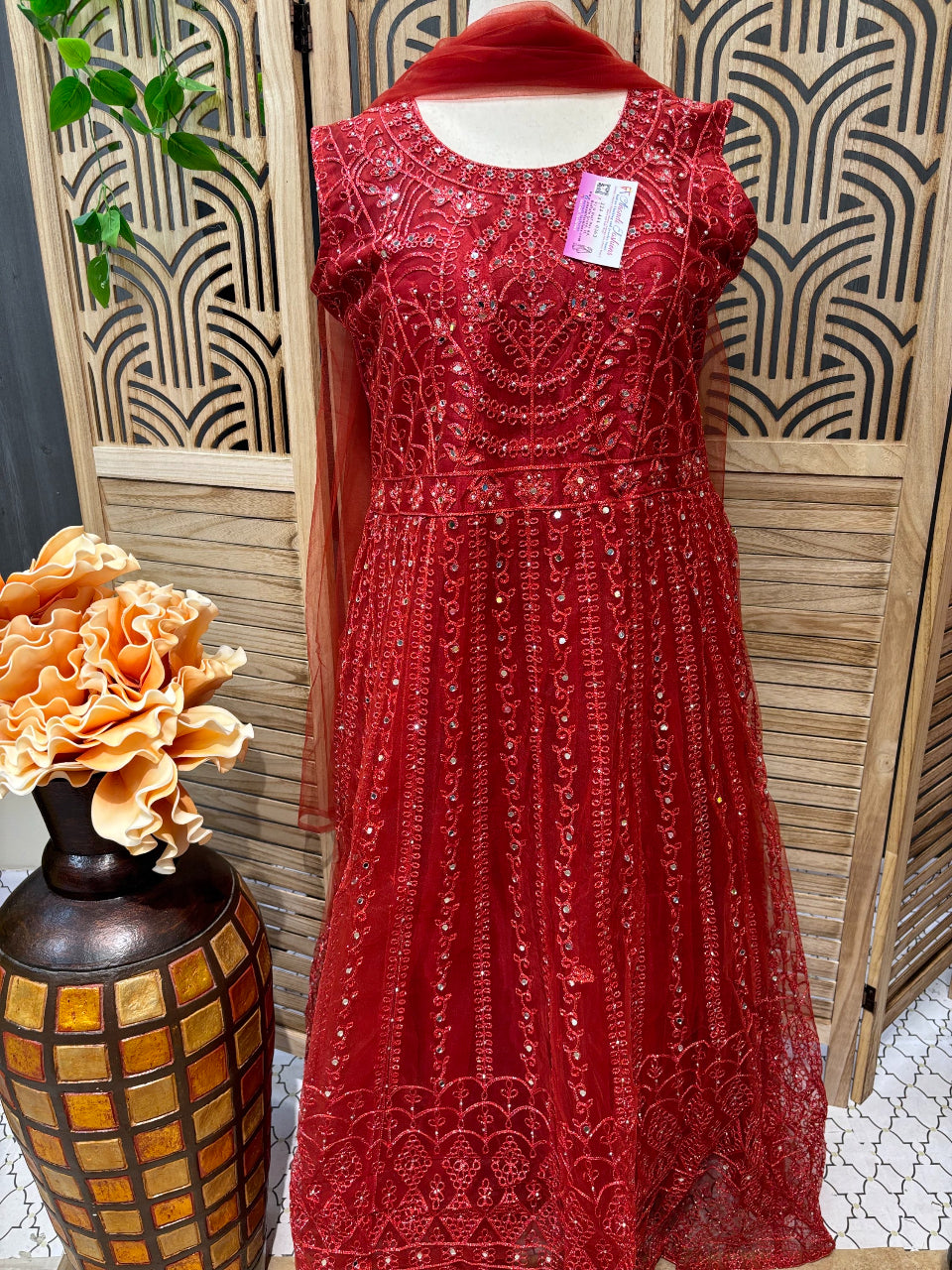 Plus Size Party Wear Long floor length Dress image 3