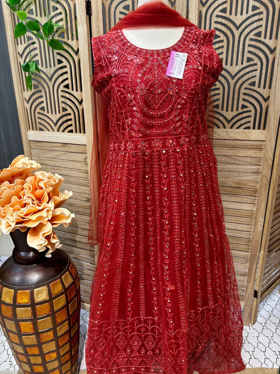 Plus Size Party Wear Long floor length Dress