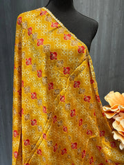 Chinon Dupatta - Drape yourself in theVibrant Charm of our Chinon Dupatta