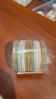 Pastel Shades -Kids Bangles set- Size 1.12(fits 2 yr old)