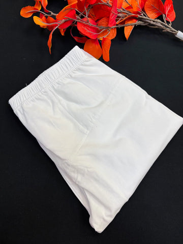 Lyra Brand White Chudidhar Leggings
