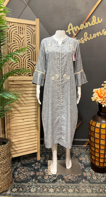 Linen Cotton Kurti