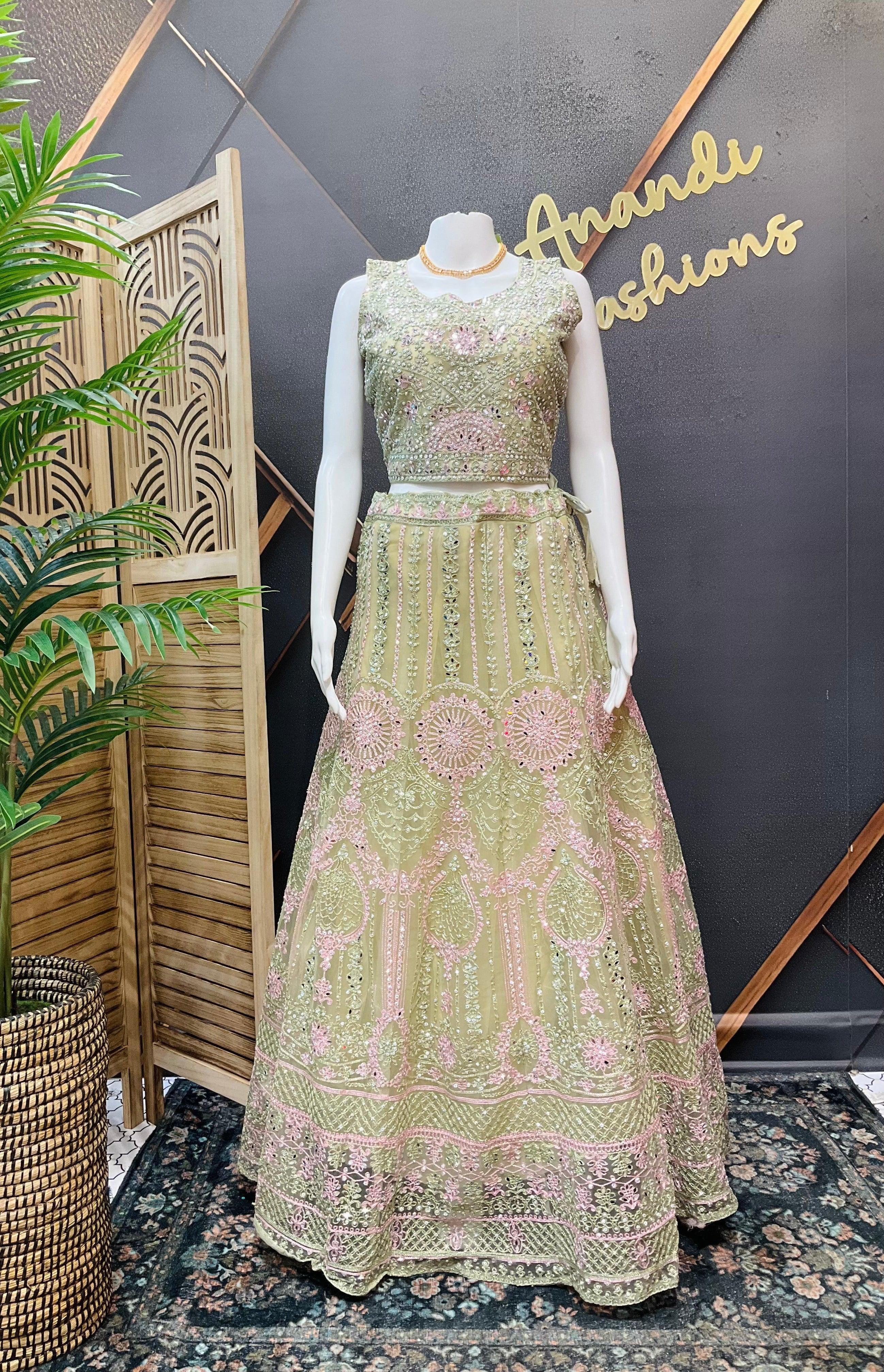 Party Wear Lehenga Set - Designer Heavy Work