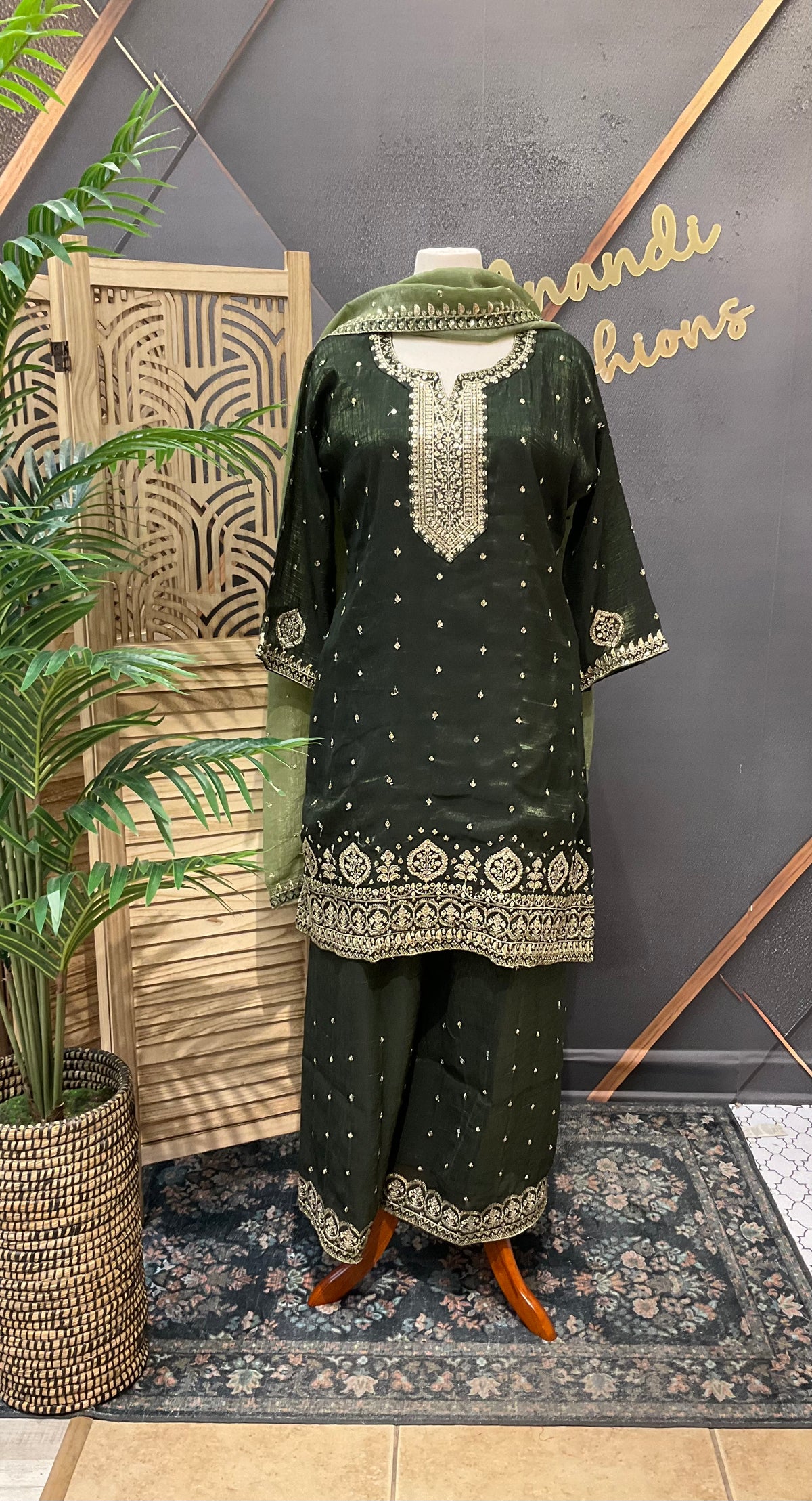 Size 52- Plus Size Party Wear Palazzo Sets