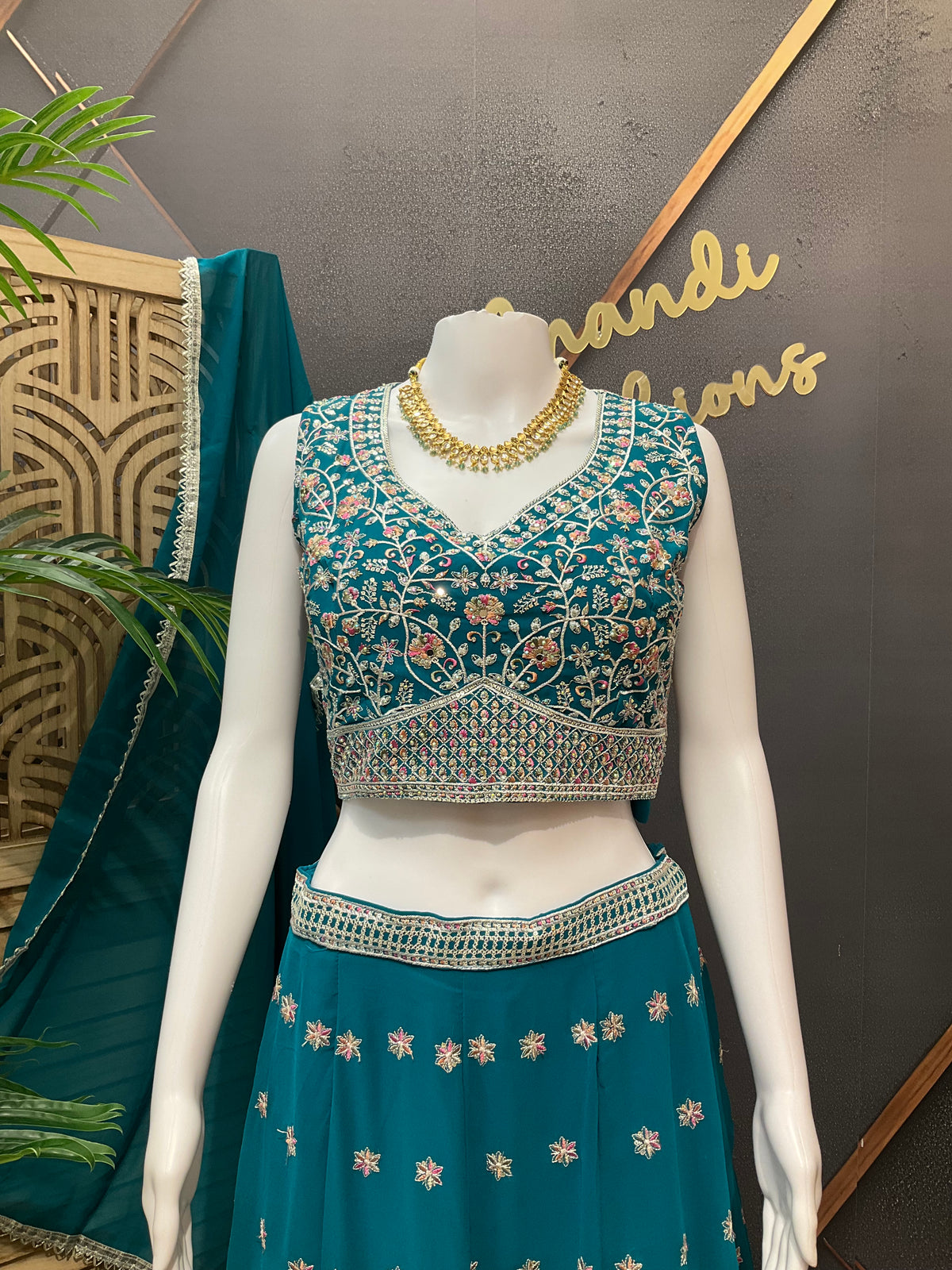 Georgette Lehenga sets - Size 40
