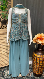 Indo Western Style-Party wear Palazzo Sets