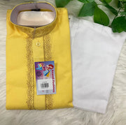 Boys Kurta - Vibrant Colorful Silk Young Boys Cotton Kurta Pajama Set