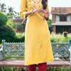 Rayon Kurti - Stylish and Elegant Rayon Embroidery Work Kurtis