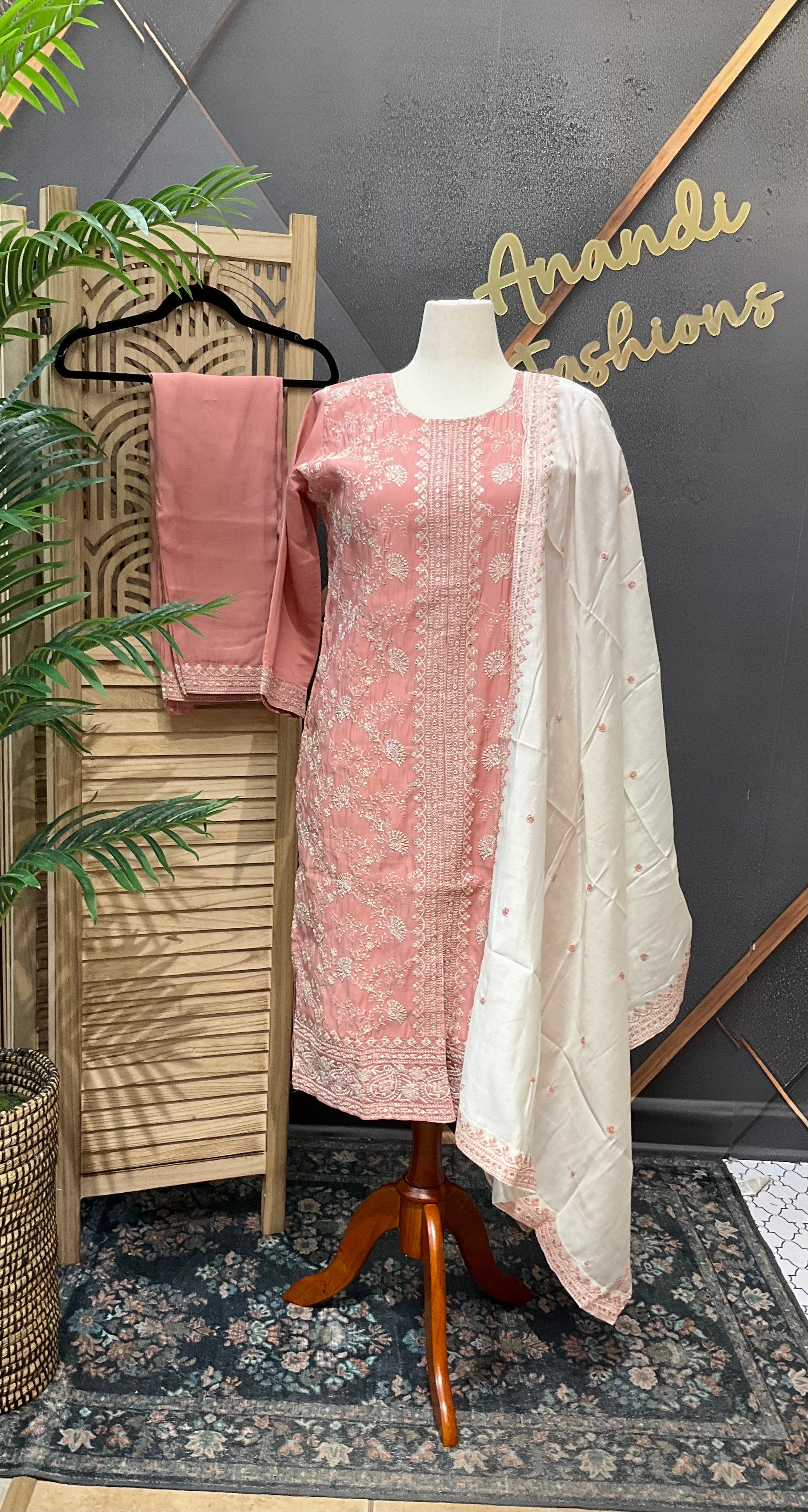 Party Wear Embroidery Work Kurti sets