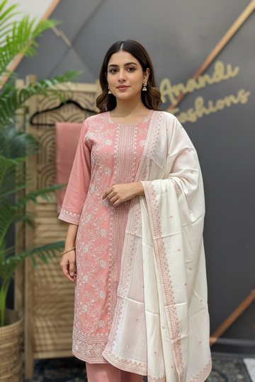 Party Wear Embroidery Work Kurti sets