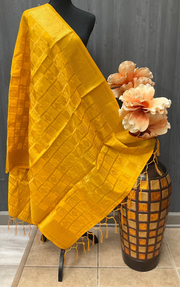 Banarasi Dupatta - Three Vibrant Colors Silk Duppattas