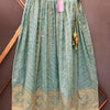 Organza Lehenga Skirt with Gold Zari - Party Wear