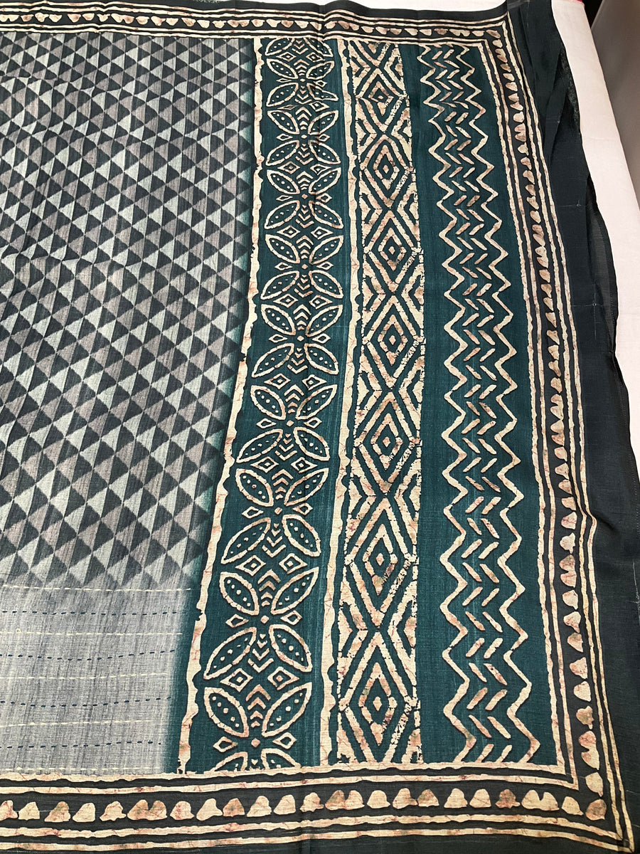 Grey Fancy Saree