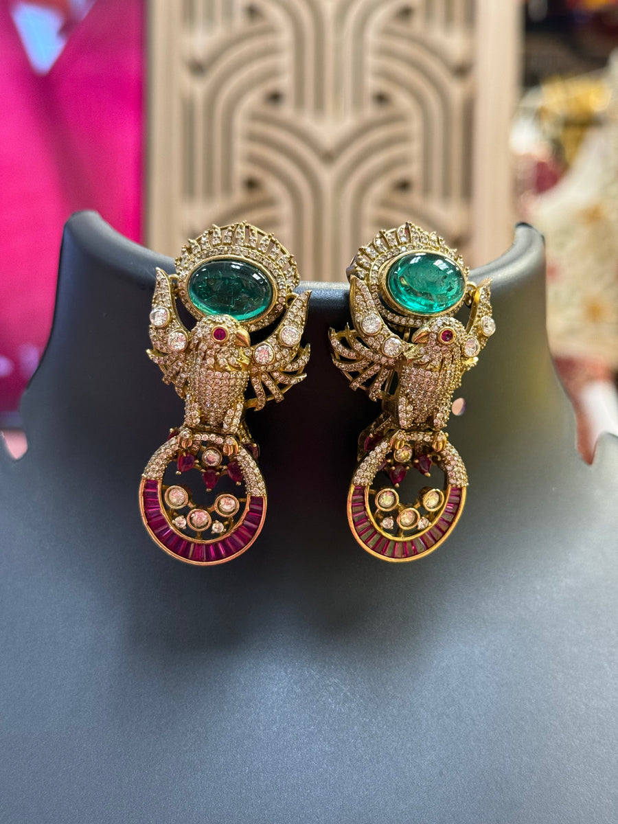 Premium Collections Mosanite Necklace set