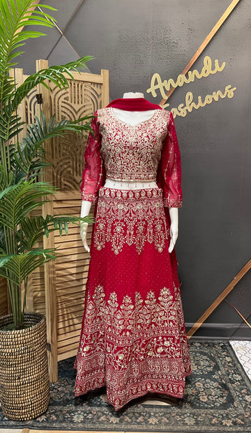 Party Wear Georgette Lehenga sets- Size 36/38