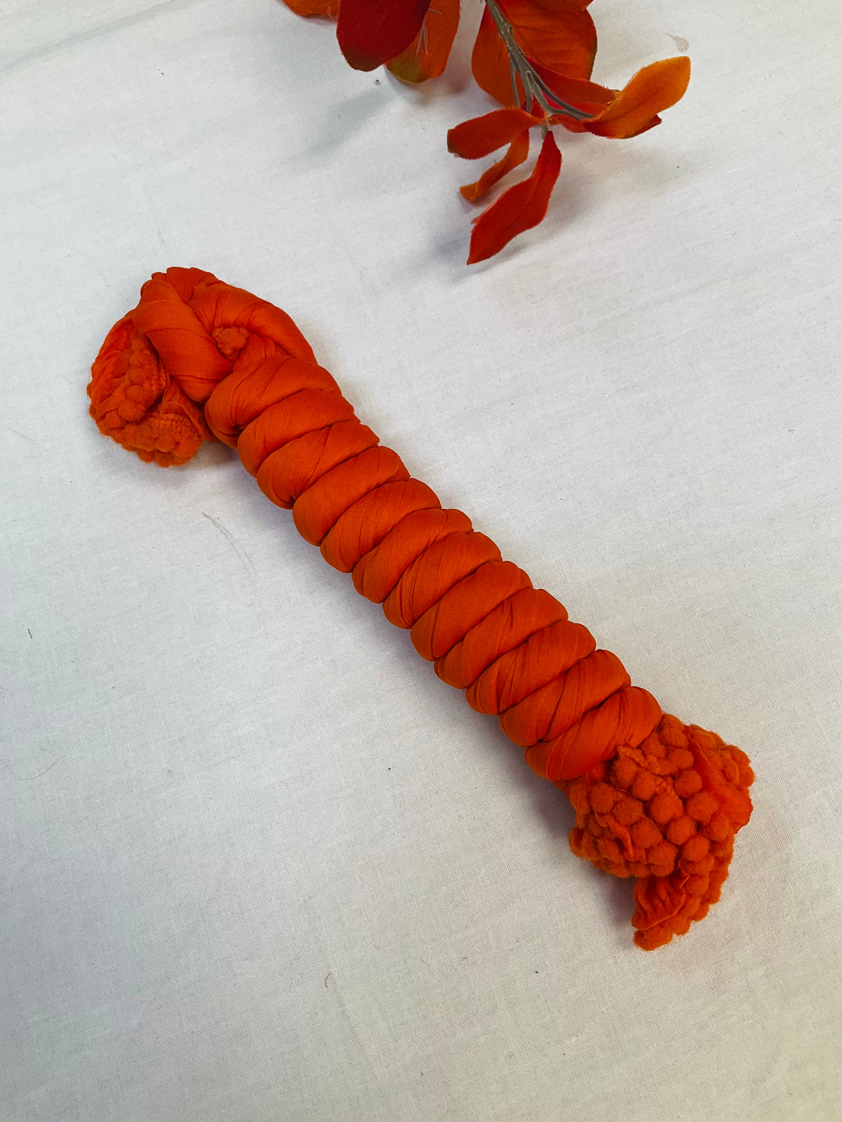 Orange chiffon duppatta