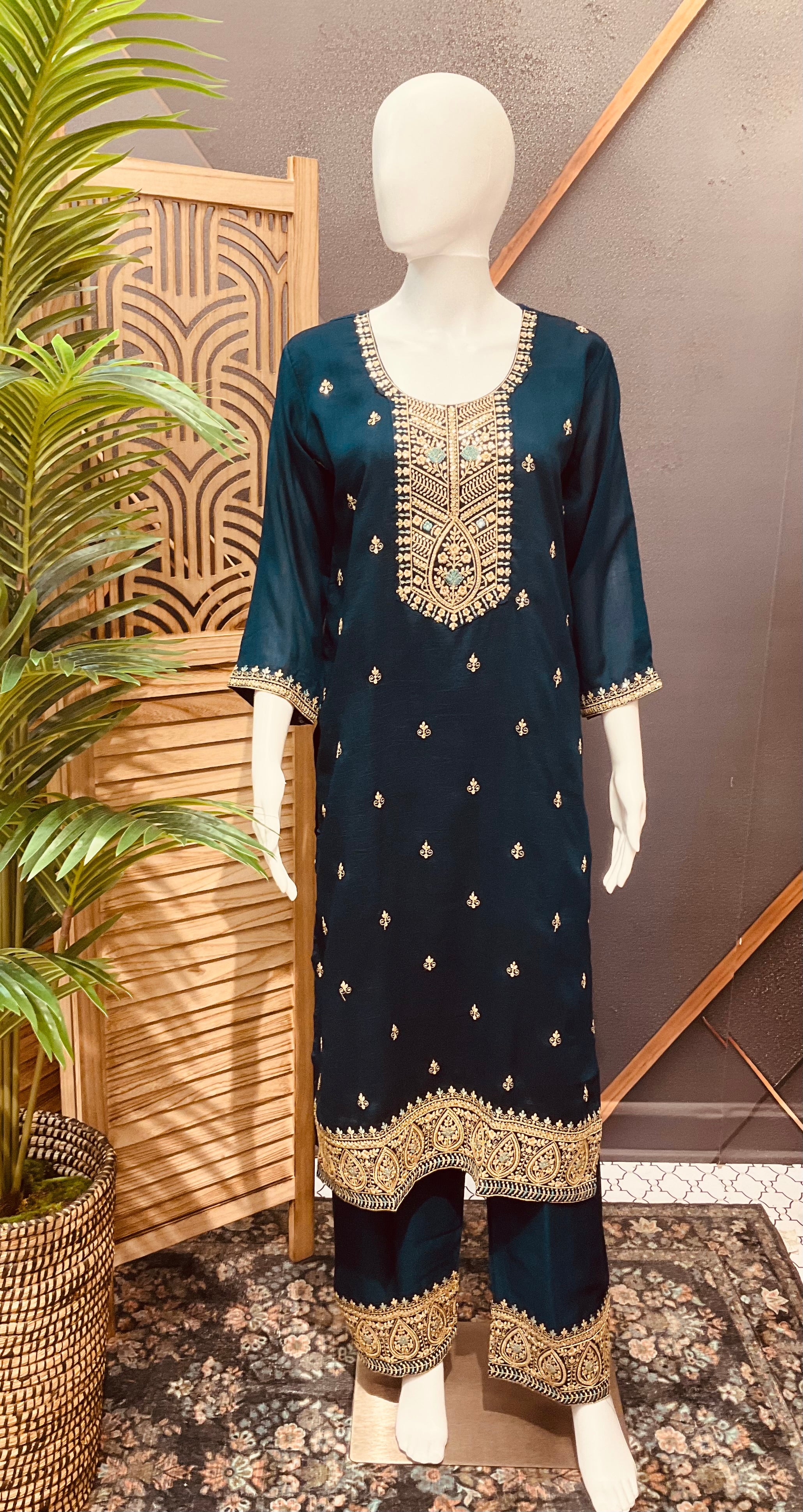 Party Wear Chudidhar/Kurti Set