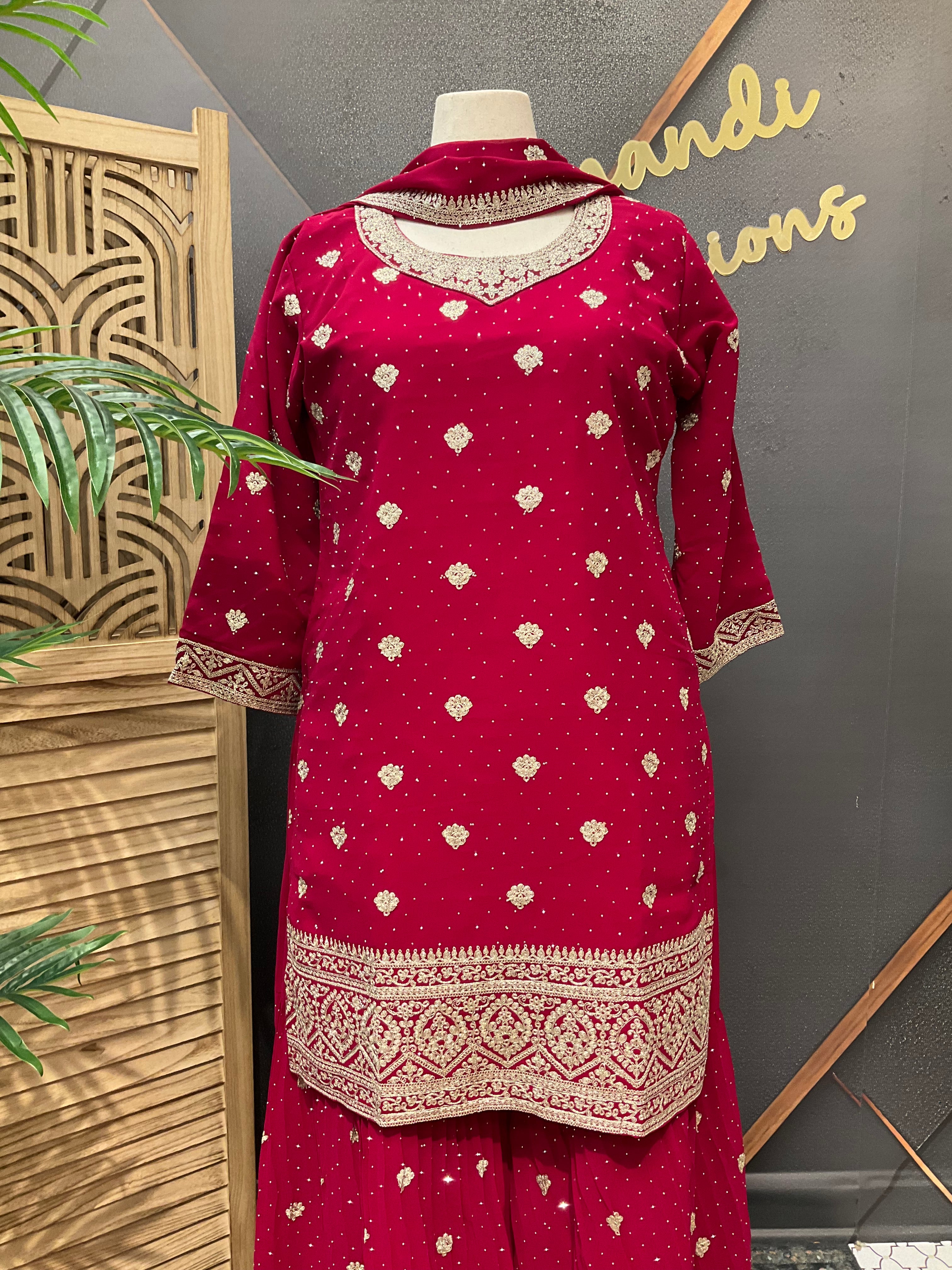 Plus size sharara sets - Size 44/46