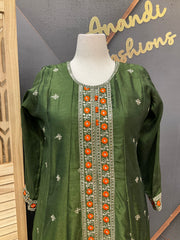 Plus Size Anarkali Kurti Set