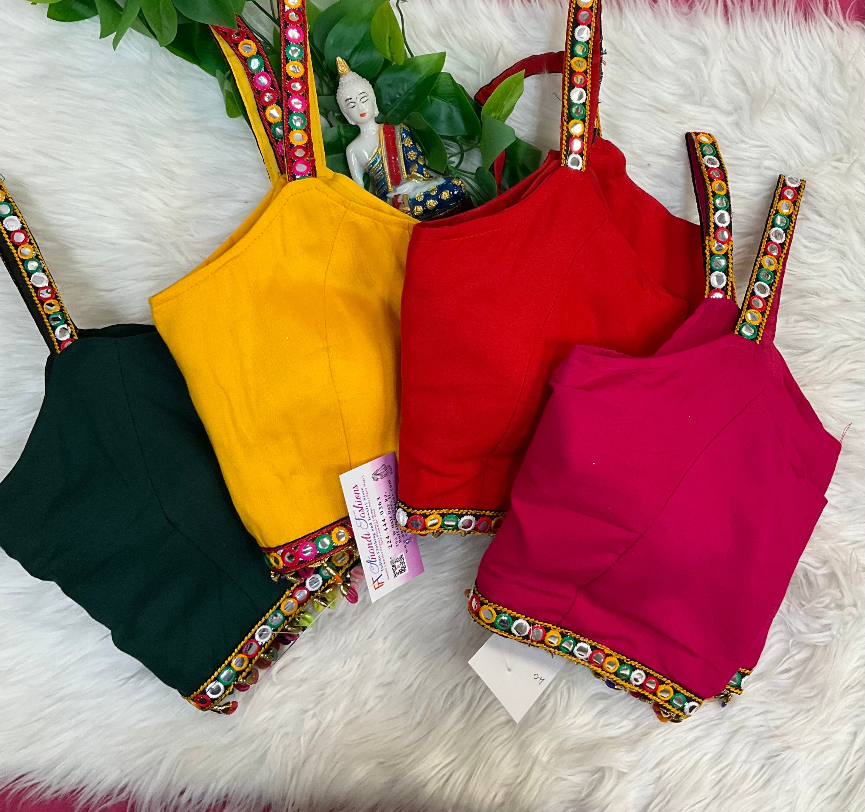Thin Strap Colorful Pure Cotton Blouses