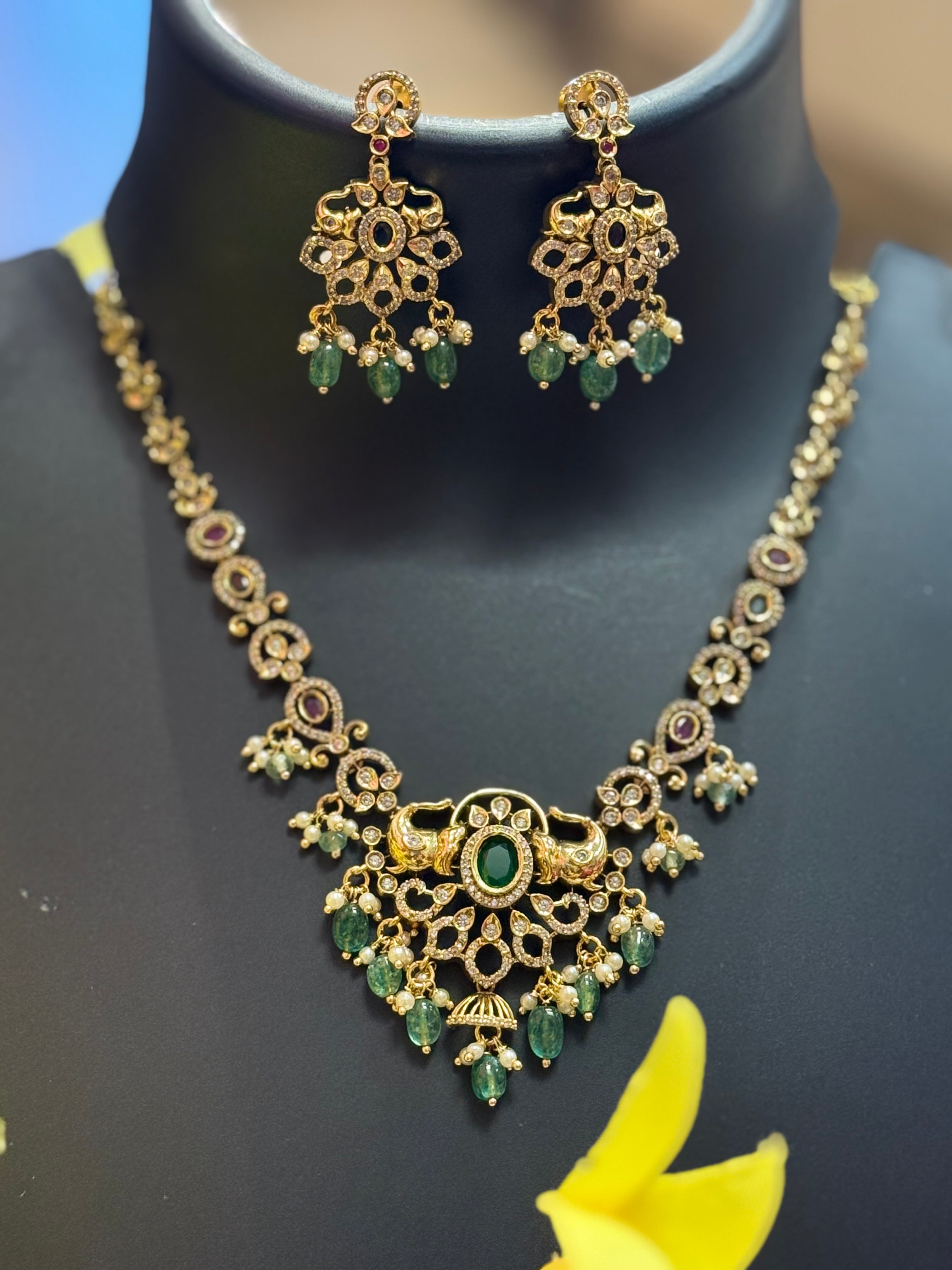 Antique Finish Necklace set