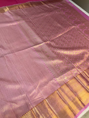 Baby Pink Semi Silk Kanjeevaram Saree