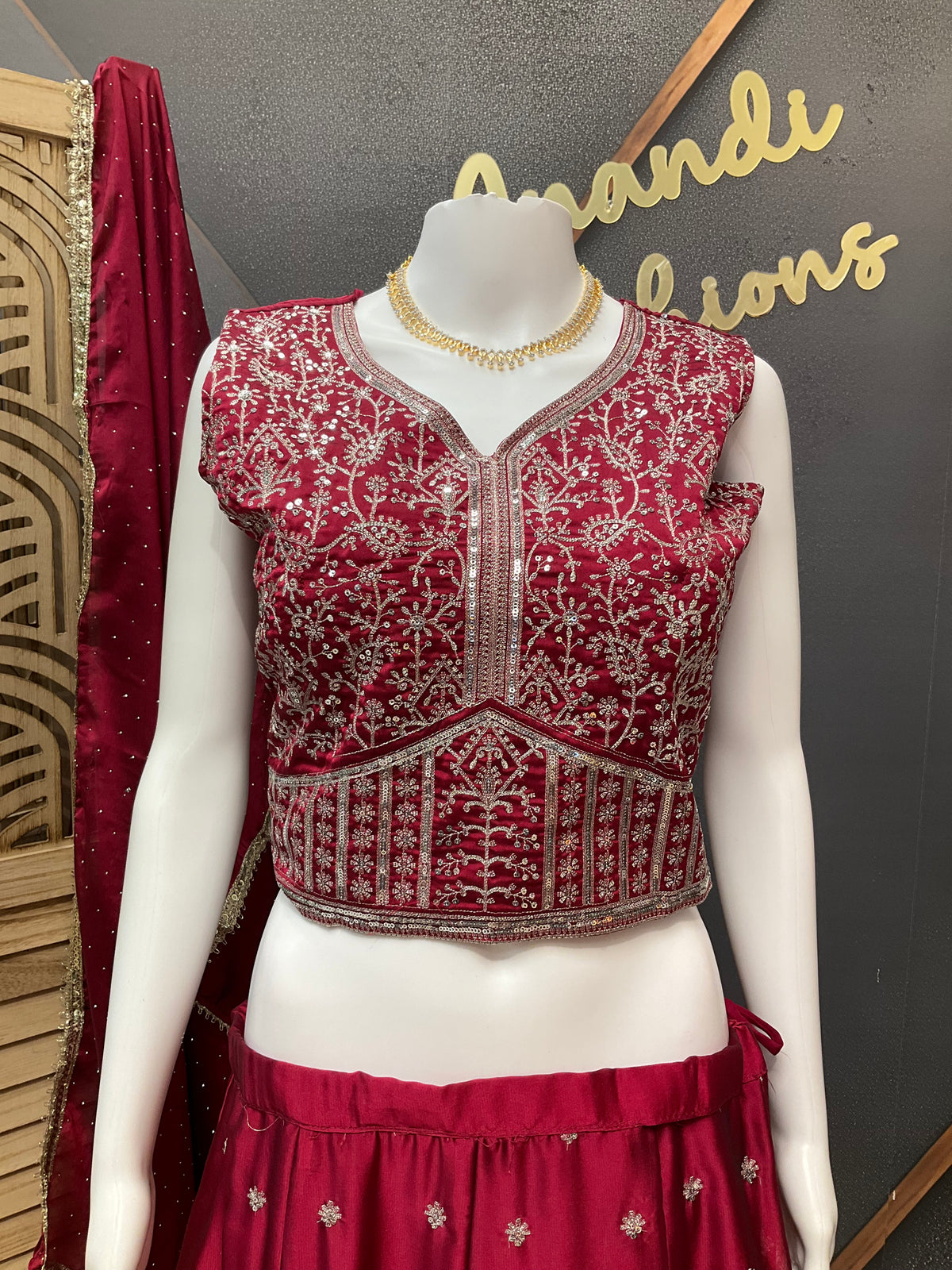 Satin Silk Lehanga sets
