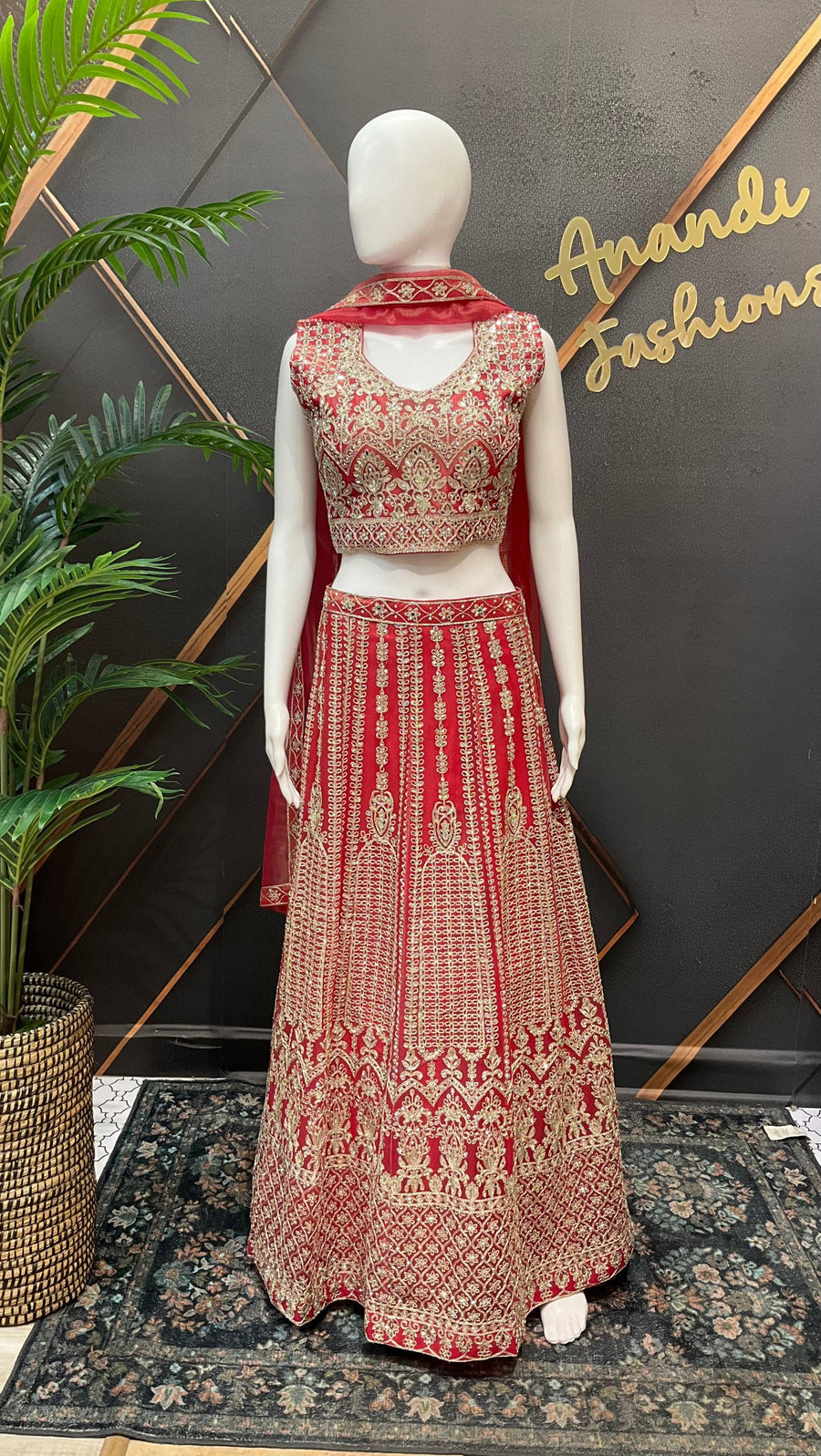 Heavy Embroidery Party Wear Lehenga Set - Bridal & Wedding