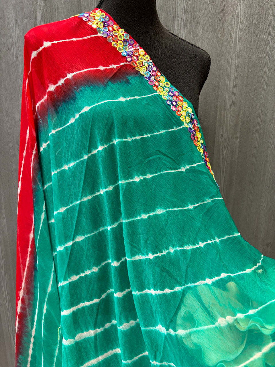 Chiffon Dupatta - Vibrant Chiffon Leheriya Dupattas image 1