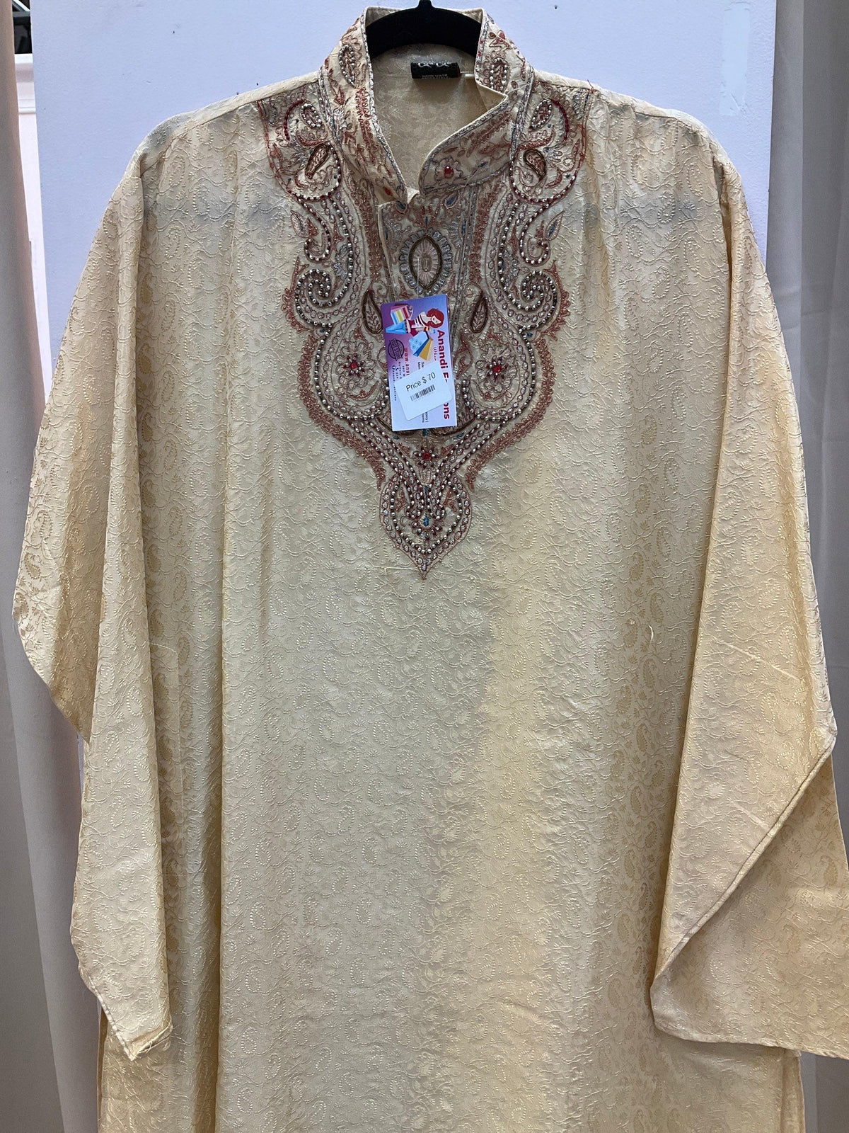 Gold kurta set -size 42 NP