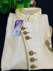 Dhoti Kurta - Yellow Kurta with dhoti pant - Size 36