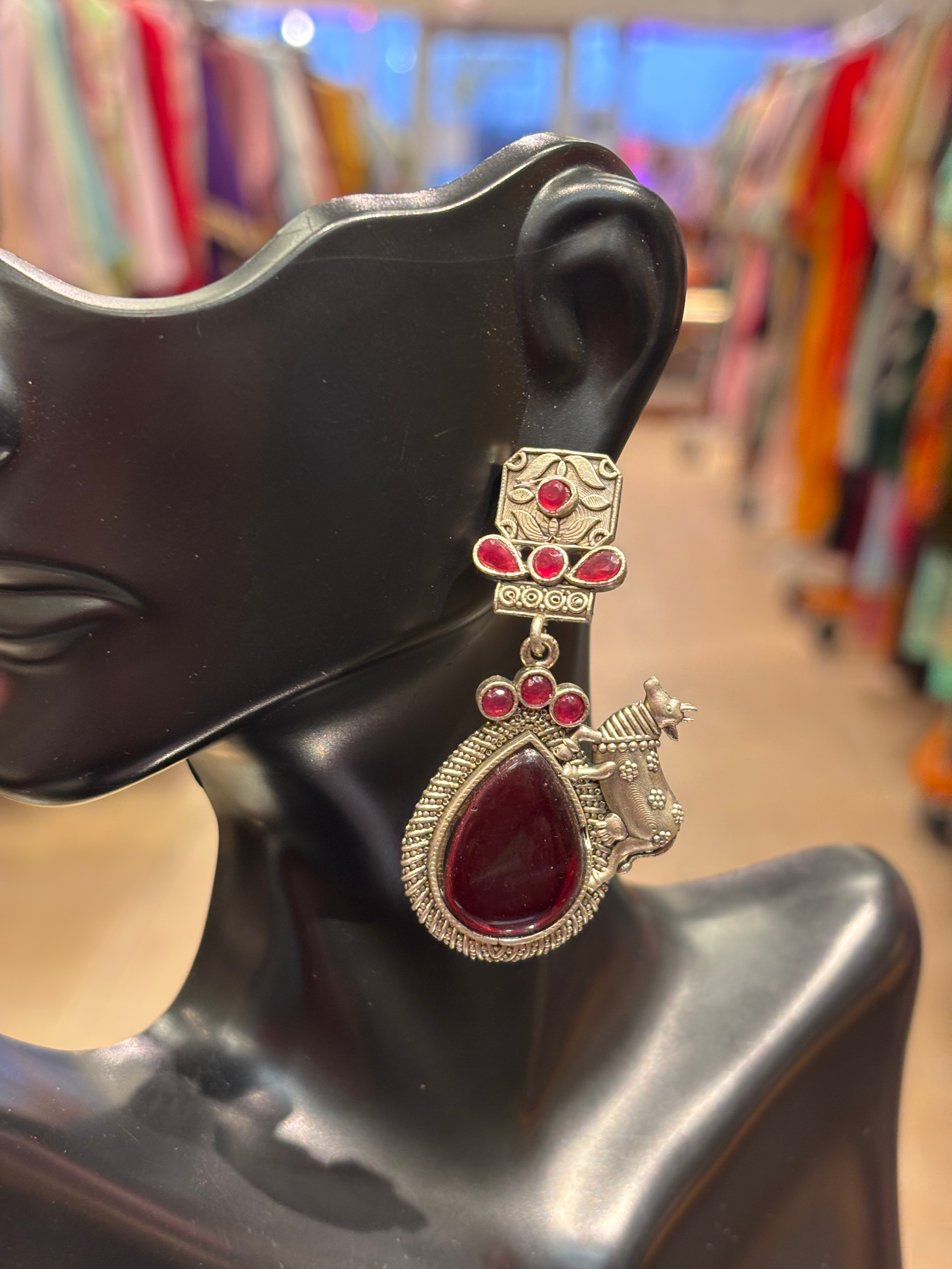 Premium Quality Oxidized Earrings  image 2