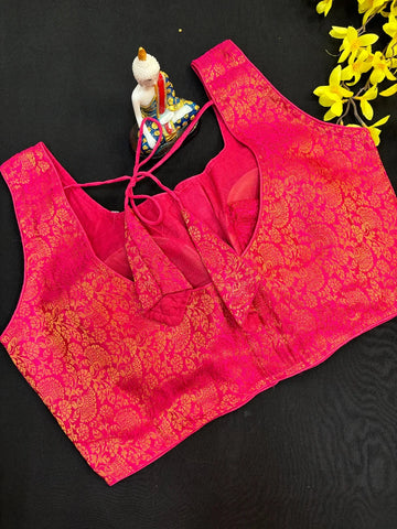 Front Opening Brocade Blouses-Size 42/44