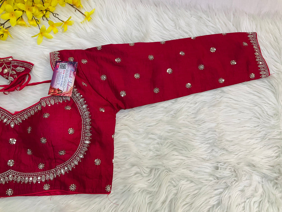 Pink color blouse - Women - Blouse - Anandi Fashions