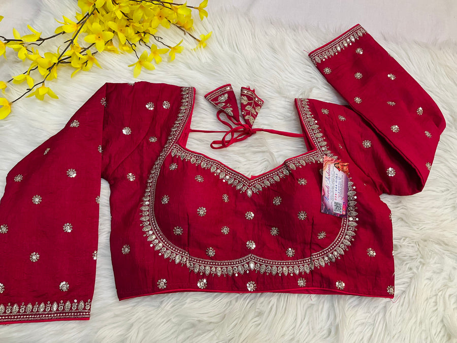 Pink color blouse - Women - Blouse - Anandi Fashions