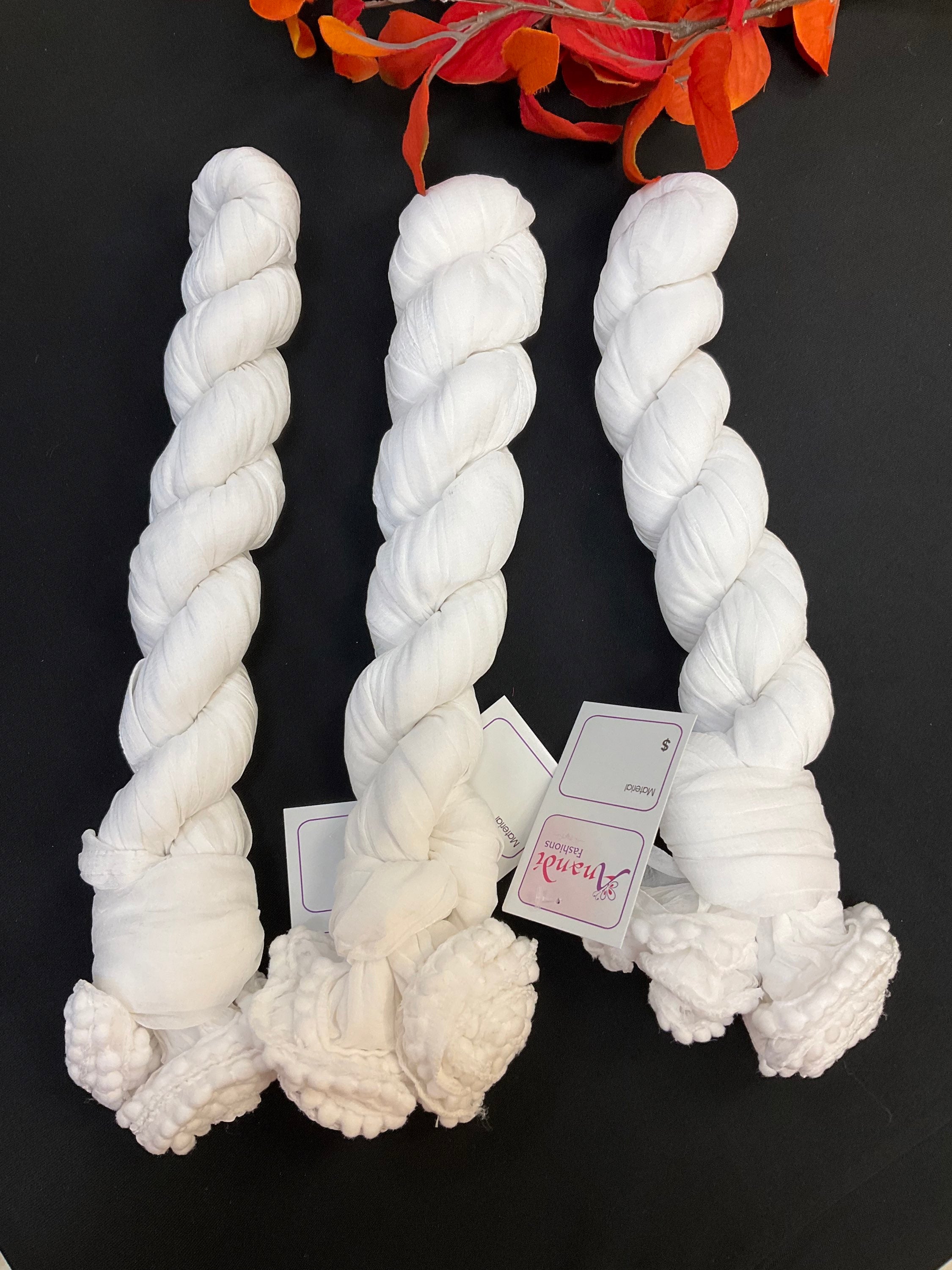 White Chiffon dupattas image 0