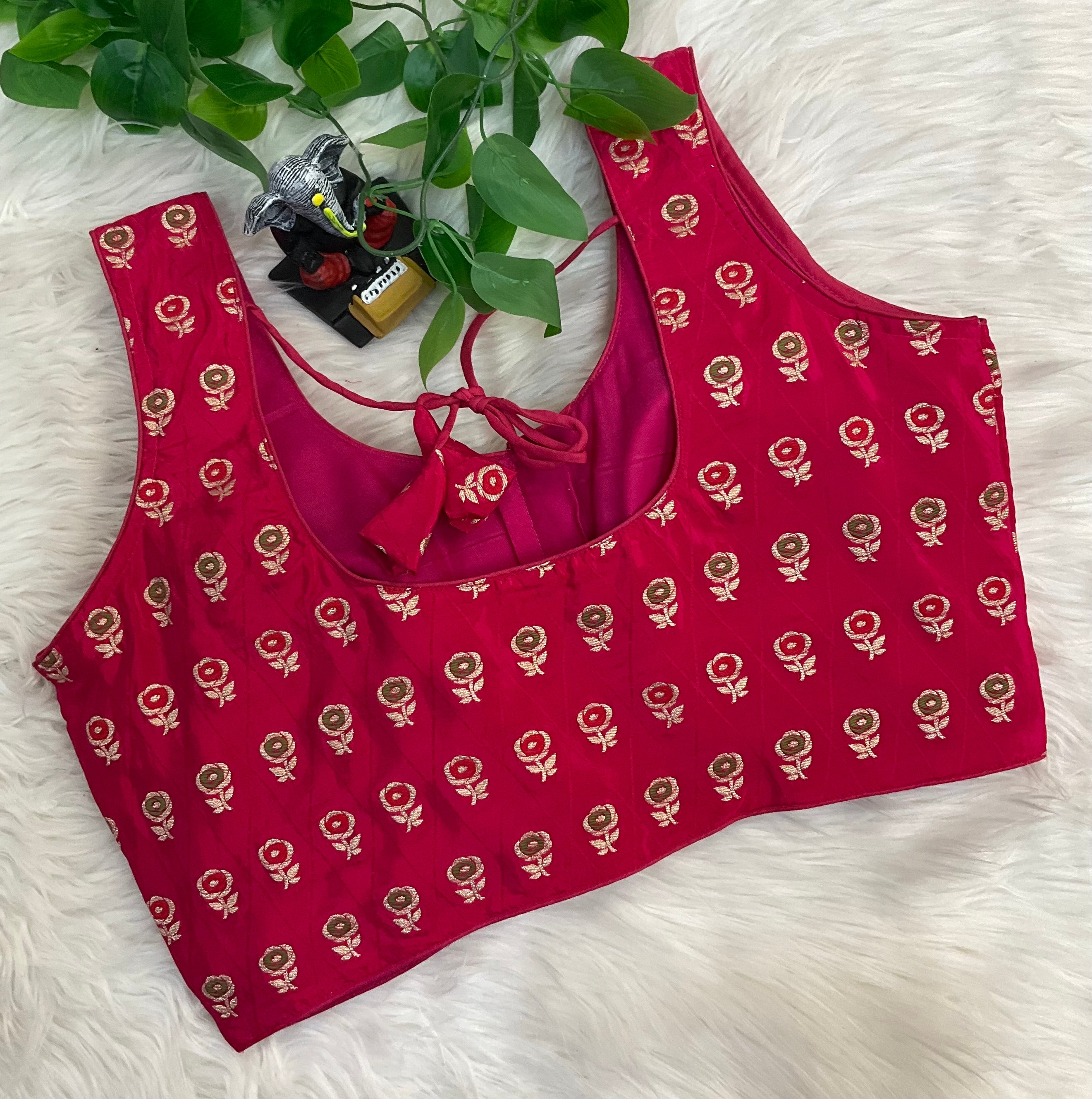 Front Opening - Crape Silk Blouses