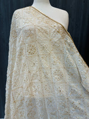 Gold Zari Embroidery Duppattas