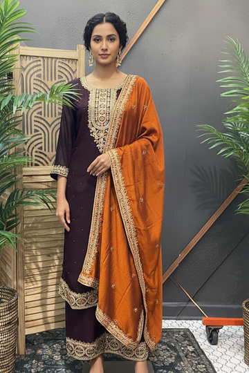 Size 46 - Party Wear Kurti/Chudidhar set with Palazzo pant
