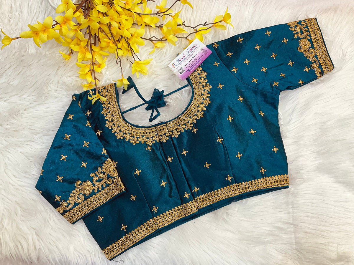 Size 40-Front Opening Work Blouse