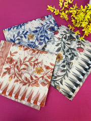 Super Net/ Cotton Printed Sarees