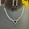 Silver Party Necklace Set