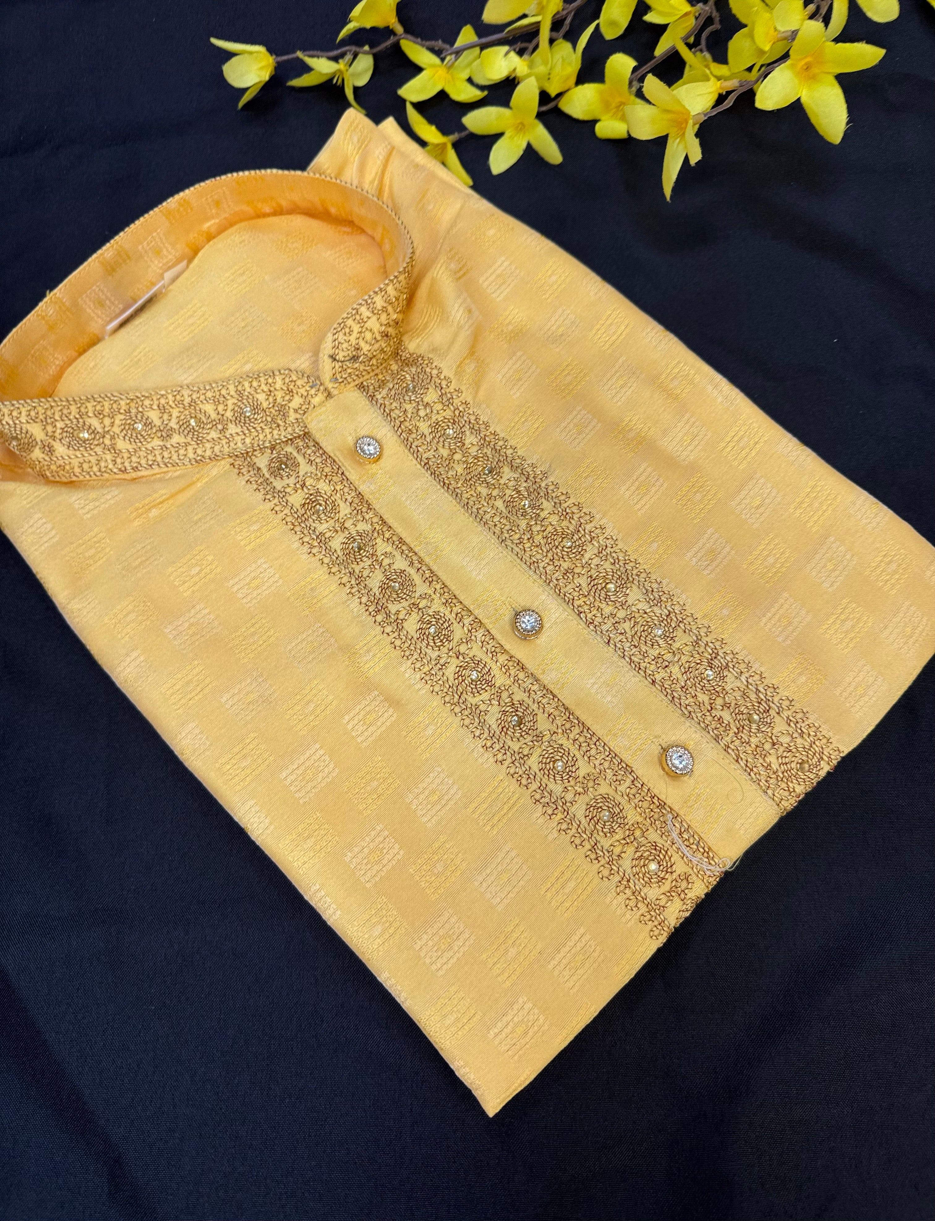 Light Yellow - Men’s Wear Kurta Set